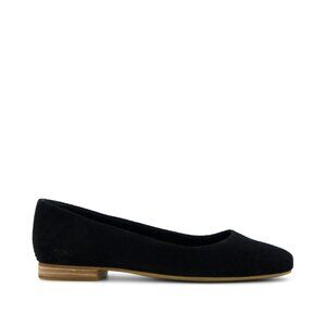 Toms Briella Black Suede Flat